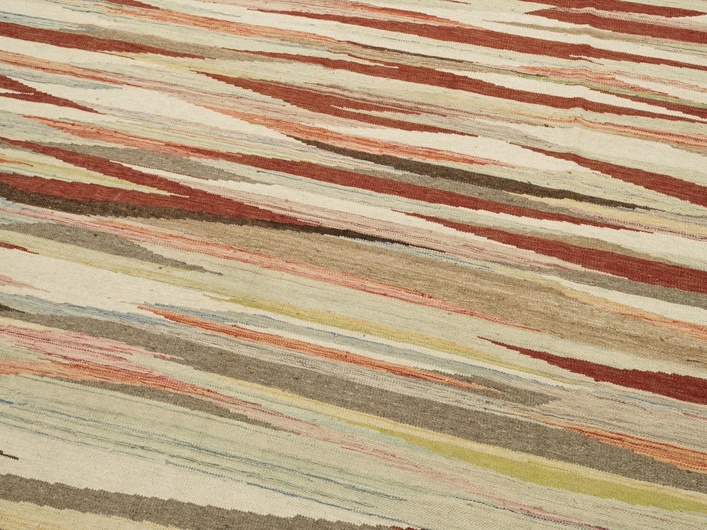 8x10 Ft Kilim Rug - Flat Weave Afghan Rug