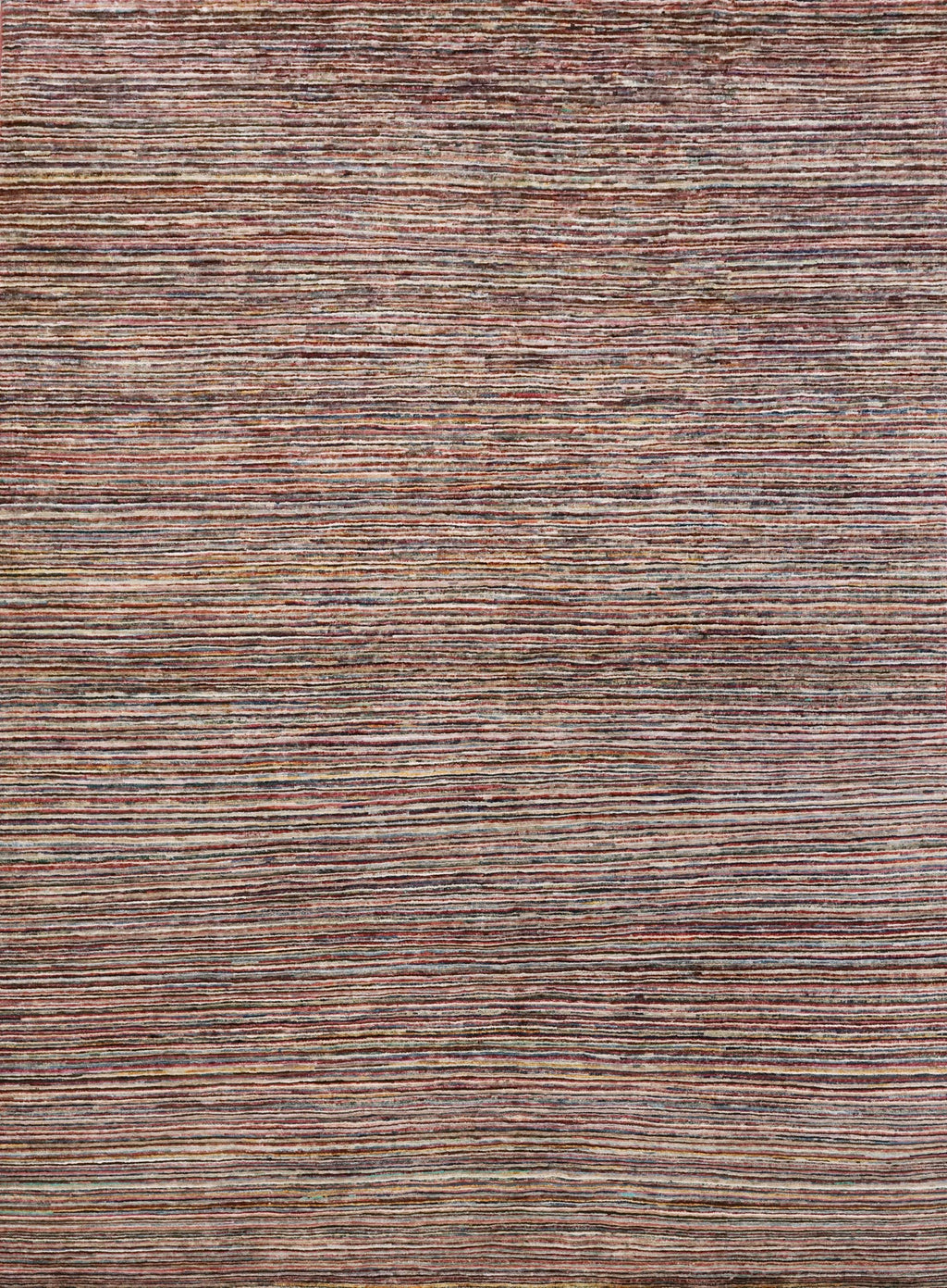 6x9 Ft Multicolor Gabbeh Rug - Afghan Wool Area Rug - Plain Design