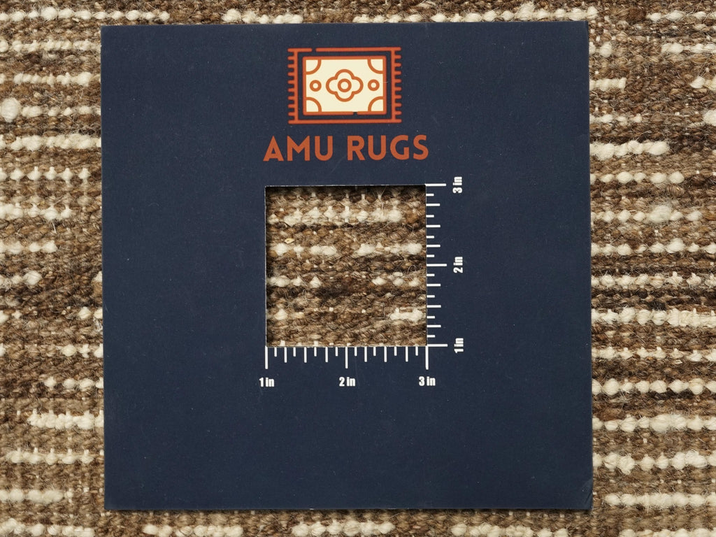 10 Ft Beige Moroccan Runner Rug - Hand Knotted Wool Runner