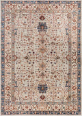 6x9 Ft Beige Bidjar Rug - Hand Knotted Wool Area Rug