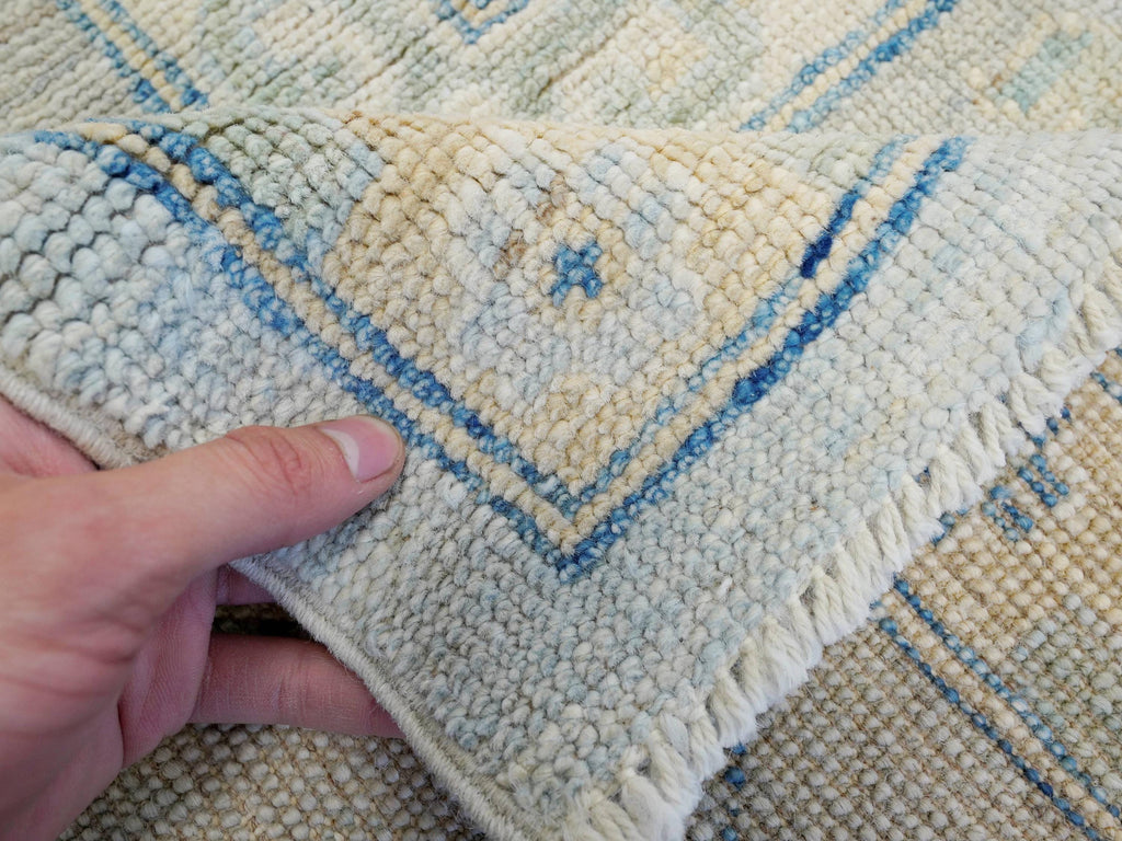 9x12 Ft Light Blue Oushak Rug - Handmade Area Rug