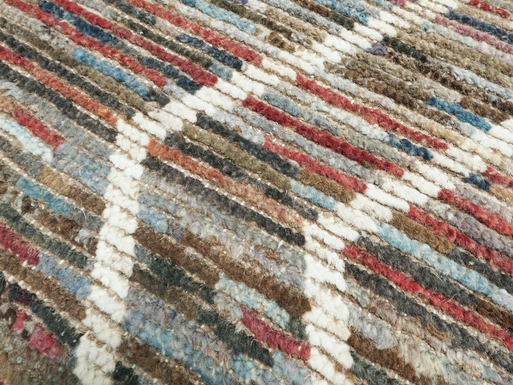 3x5 Ft Colorful Moroccan Rug -  Afghan Wool Area Rug