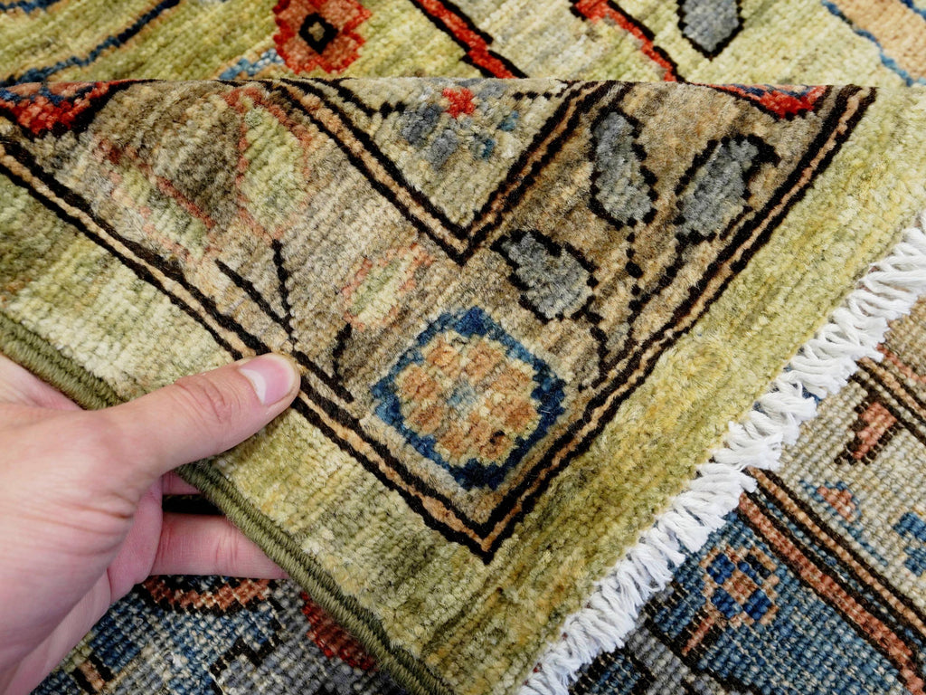 9x12 Ft Green Bidjar Rug - Afghan Oriental Area Rug