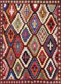 6x8 Ft Red Moroccan Wool Rug - Hand Knotted Tribal Area Rug