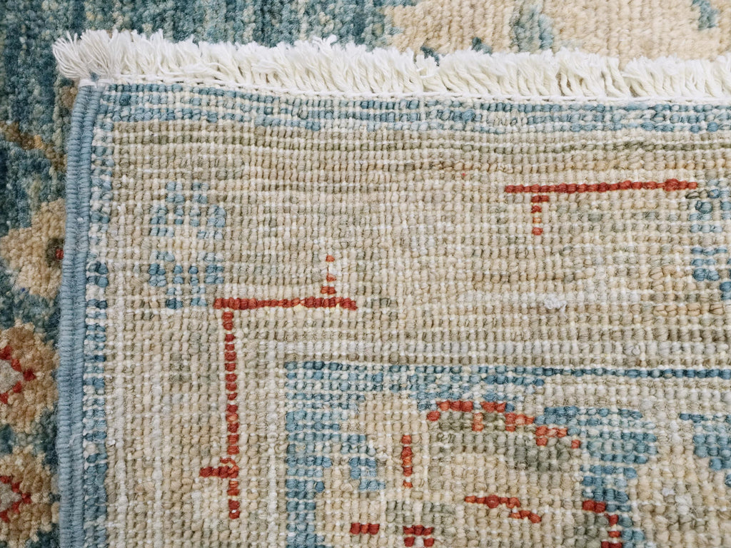 5x7 Ft Blue Serapi Rug - Hand Knotted Oriental Rug - Persian Design
