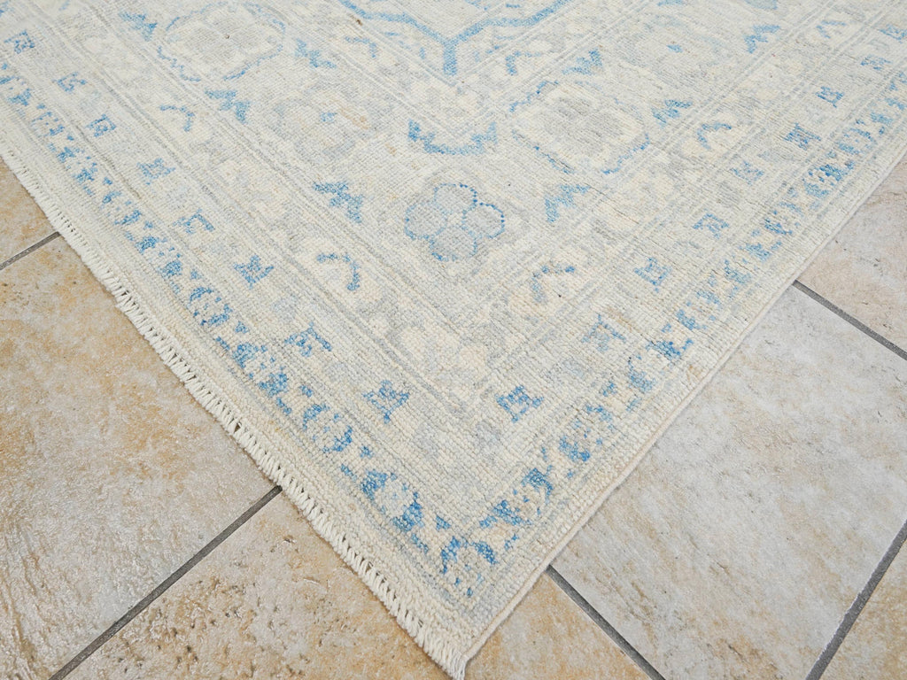 9x12 Ft Light Blue Oushak Rug - Handmade Area Rug