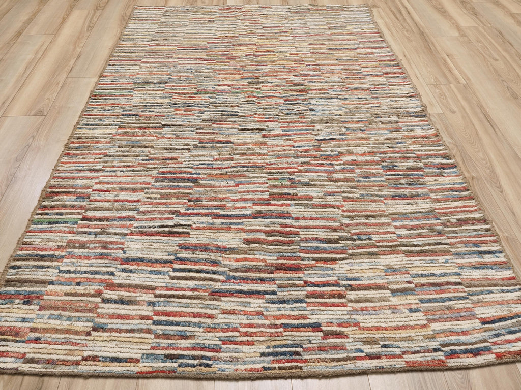 5x8 Ft Colorful Moroccan Rug - Wool Area Rug