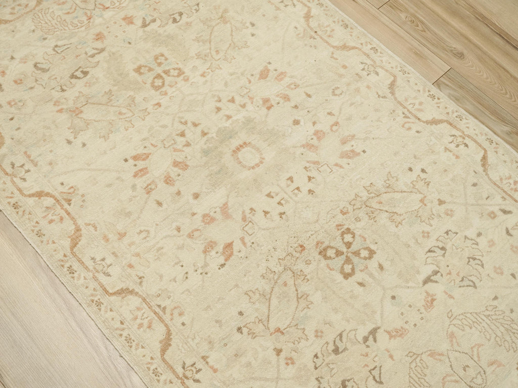 3x5 Ft Beige Bidjar Rug - Handmade Afghan Oriental Rug