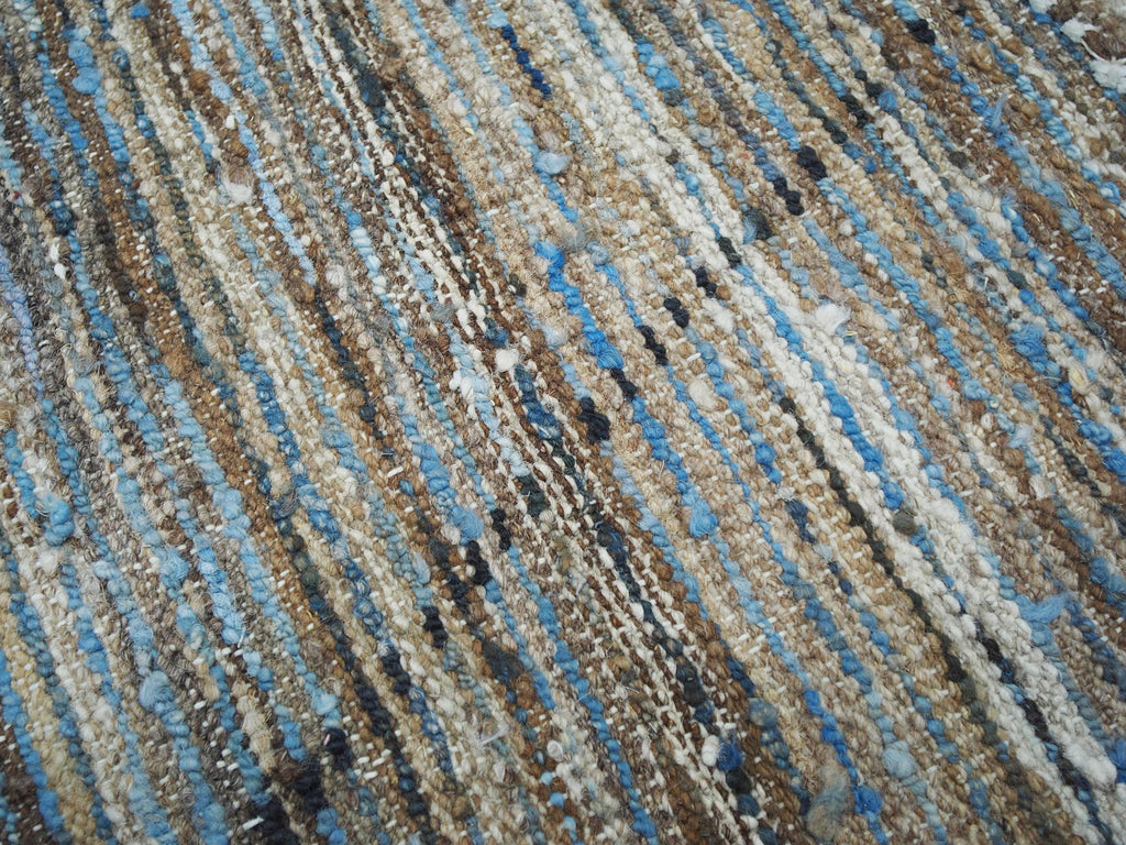 8x10 Ft Blue Moroccan Rug - Hand Knotted Area Rug