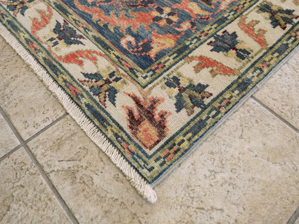 3x5 Ft Hand Knotted Serapi Rug - Traditional Area Rug