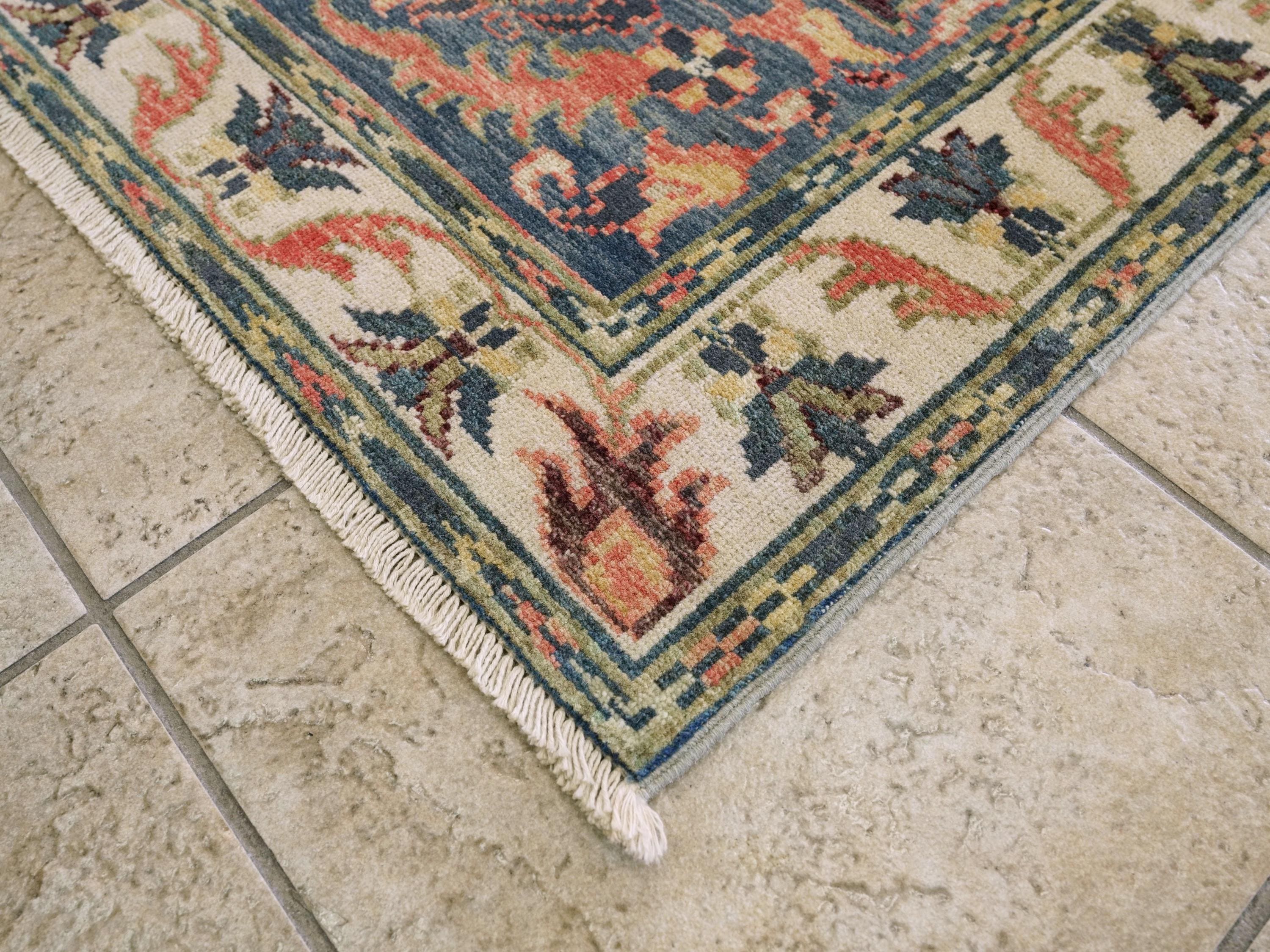 3x5 Ft Hand Knotted Serapi Rug - Traditional Area Rug