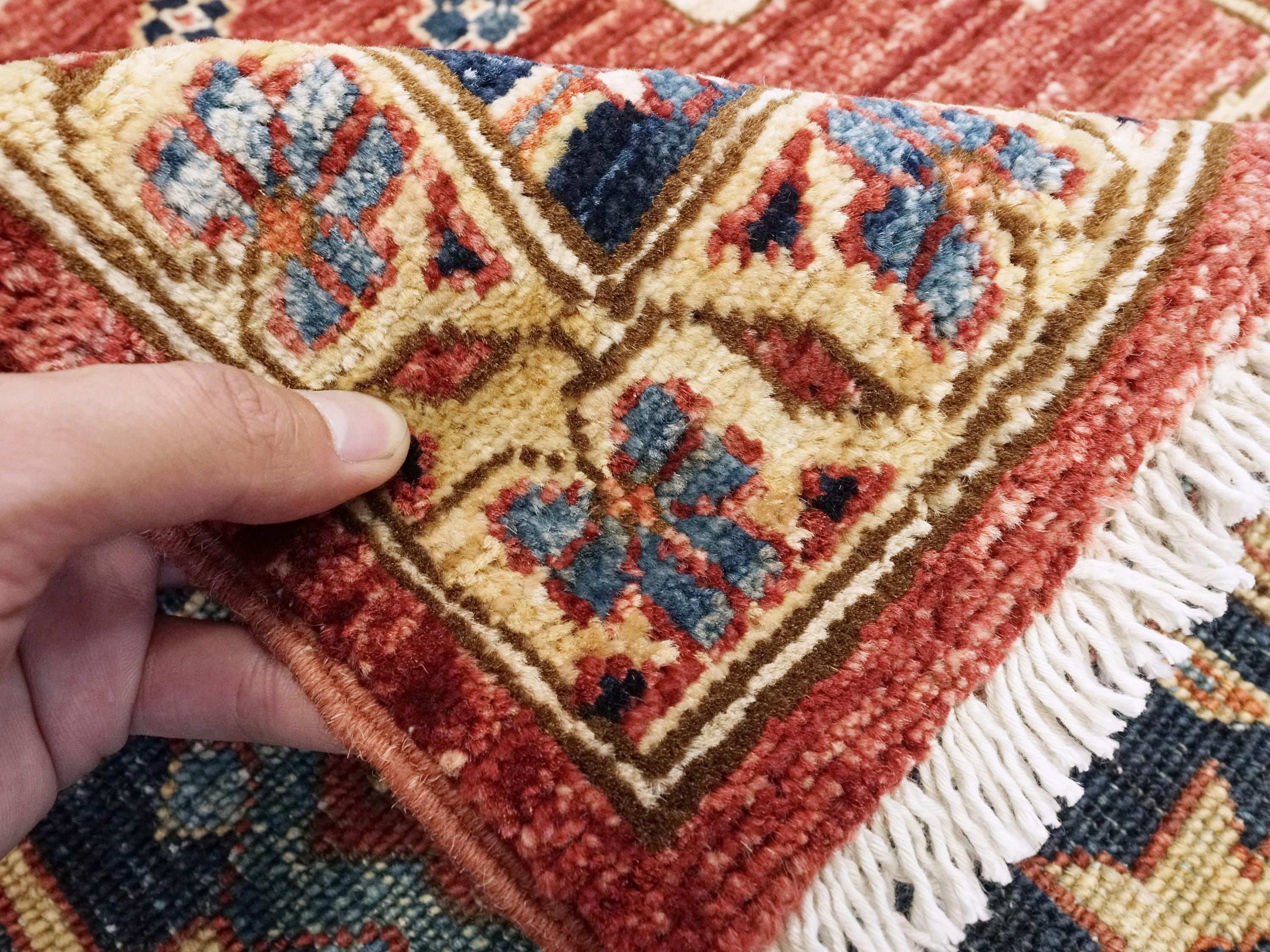 8x12 Ft Red Heriz Rug - Afghan Wool Oriental Rug