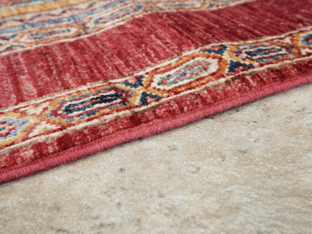4x6 Red Heriz Rug - Afghan Wool - Handmade Oriental Area Rug