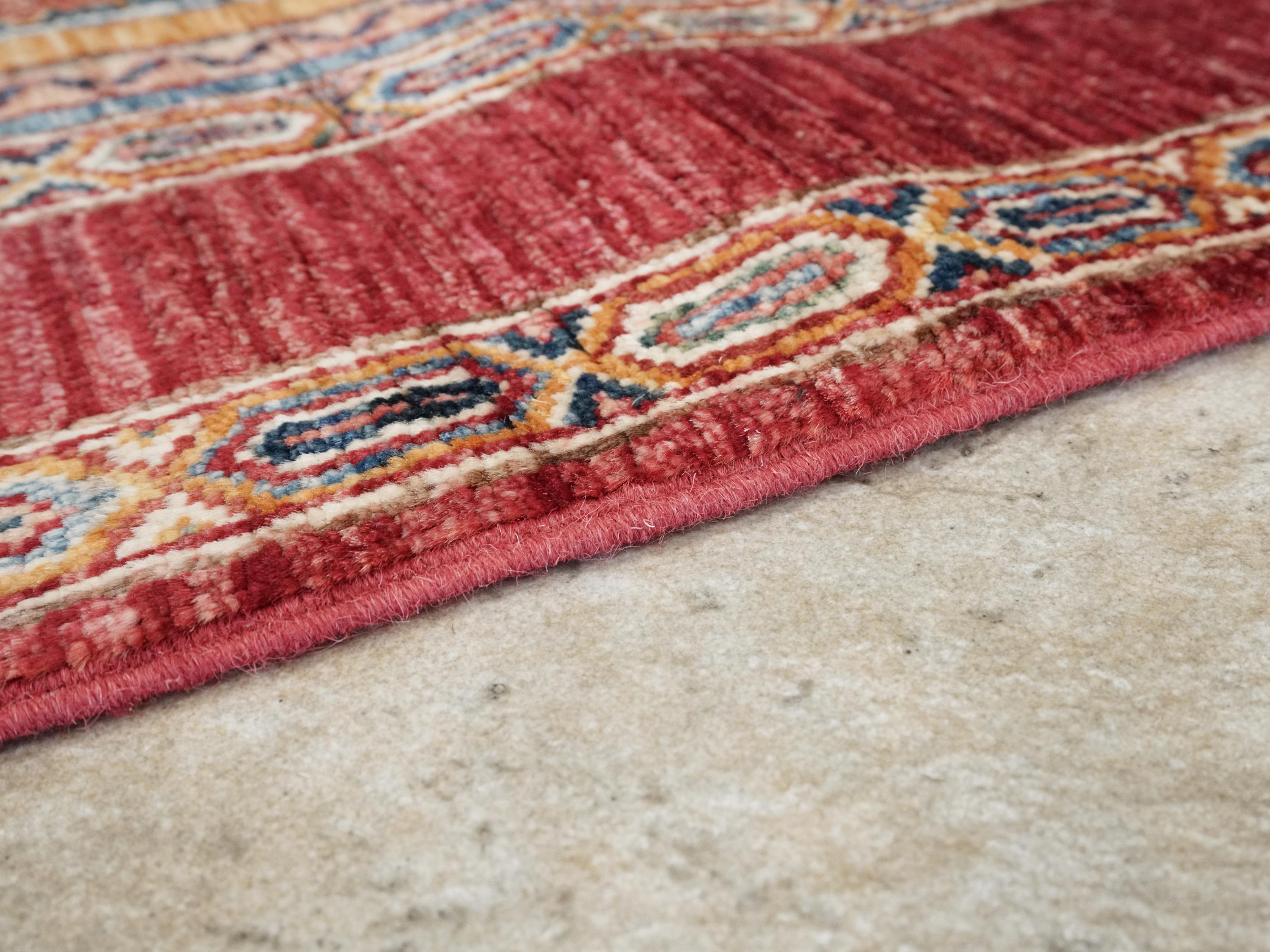 4x6 Red Heriz Rug - Afghan Wool - Handmade Oriental Area Rug
