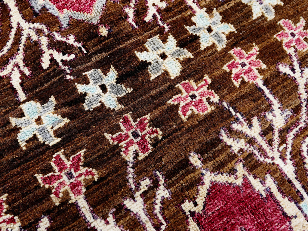 8x10 Ft Brown Bidjar Rug - Hand Knotted Oriental Rug