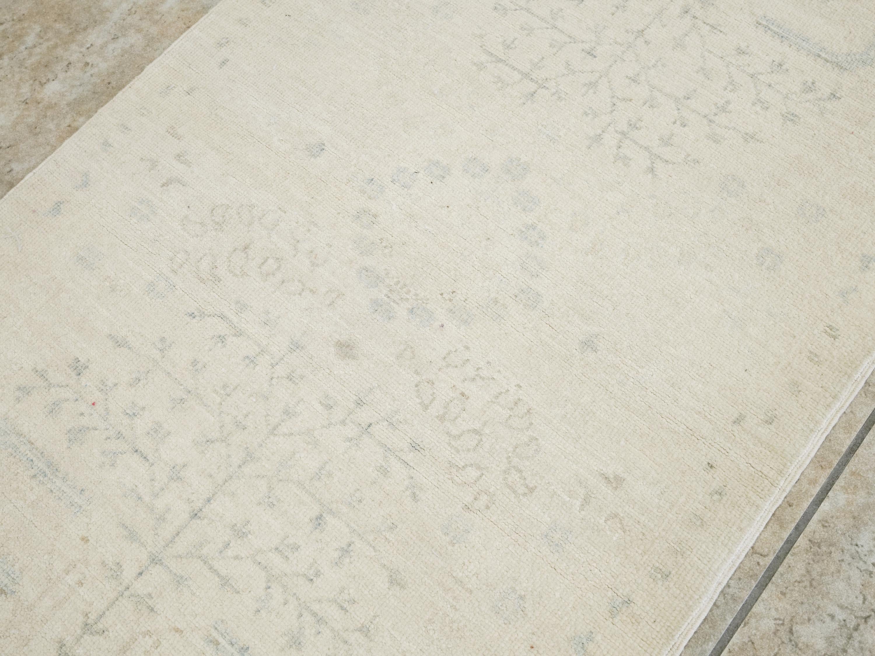 7 Ft Vintage Serapi Runner Rug - Hand Knotted Ghazni Wool Rug