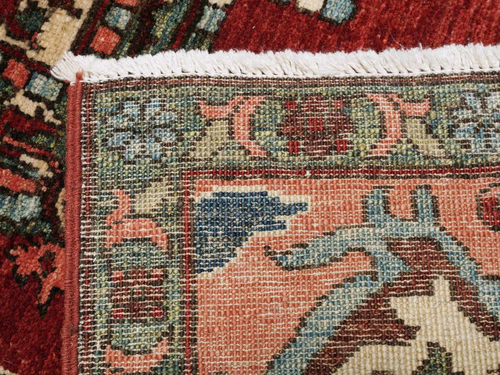 6x9 Ft Red Bidjar Rug - Oriental Wool Area Rug
