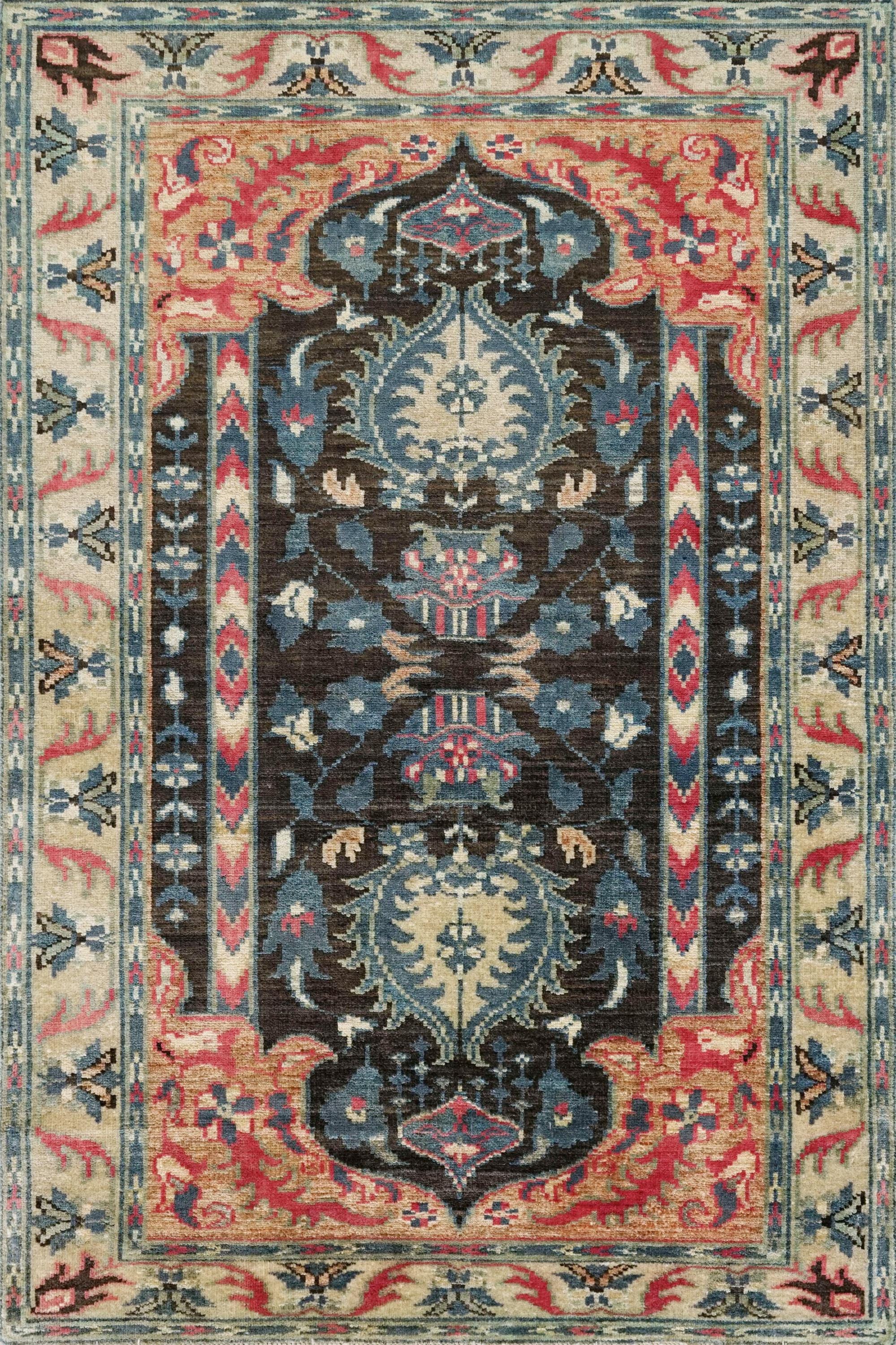 3x5 Ft Hand Knotted Serapi Rug - Afghan Oriental Rug