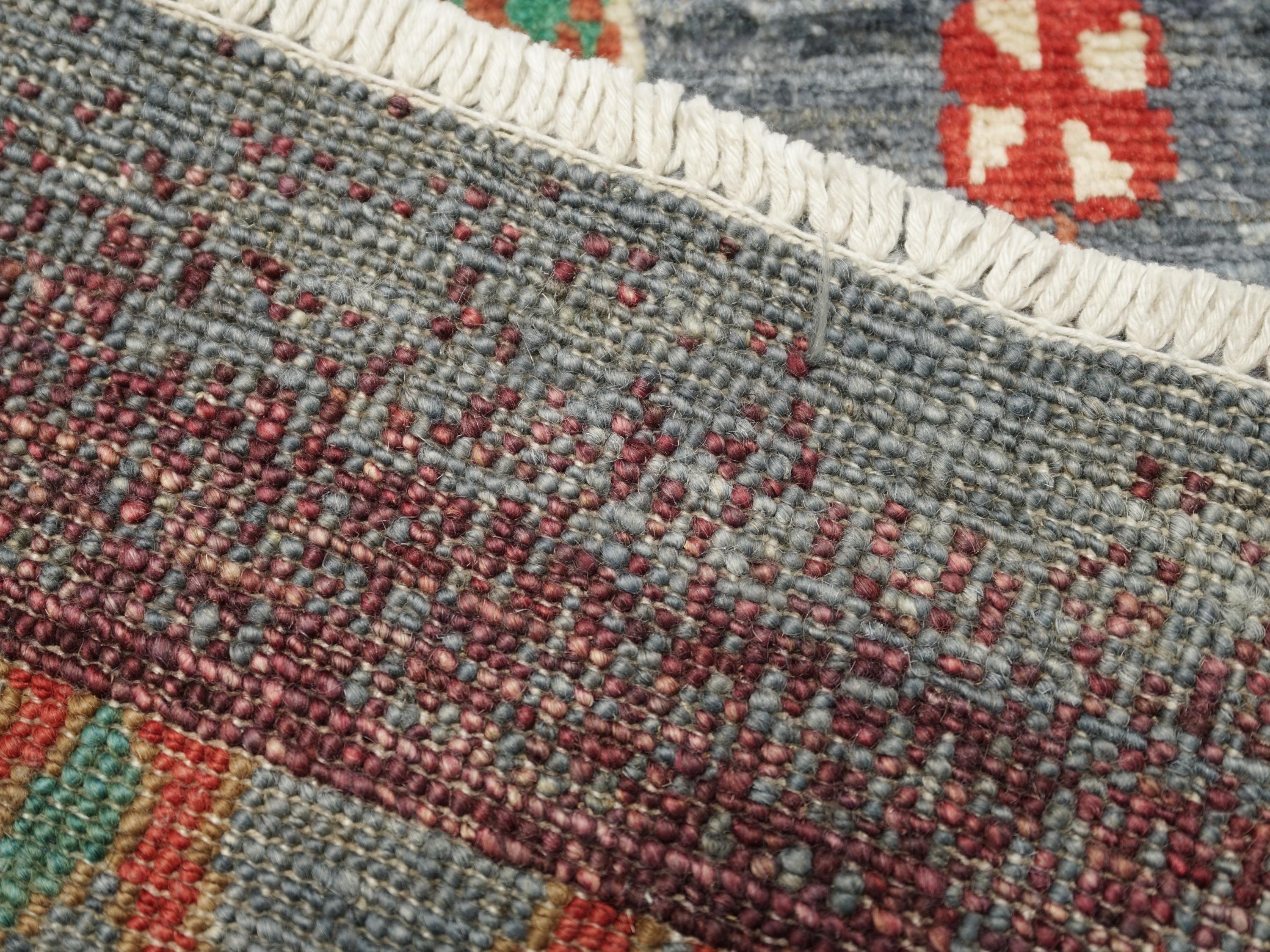 2x3 Ft Hand Knotted Gabbeh Rug - Tribal Area Rug