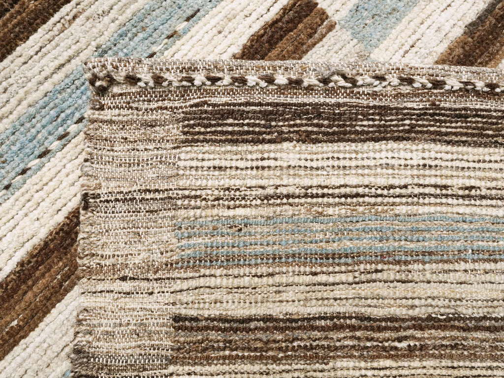 9x14 Ft Blue & Black Moroccan Rug - Afghan Wool Area Rug