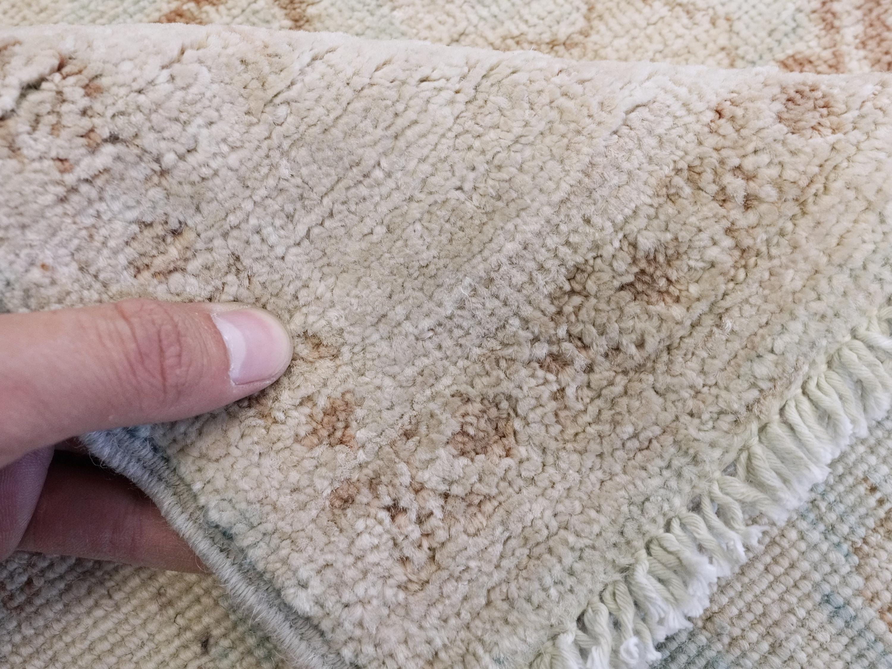 5x12 Ft White Serapi Runner Rug - Afghan Handmade Wool Hallway Rug