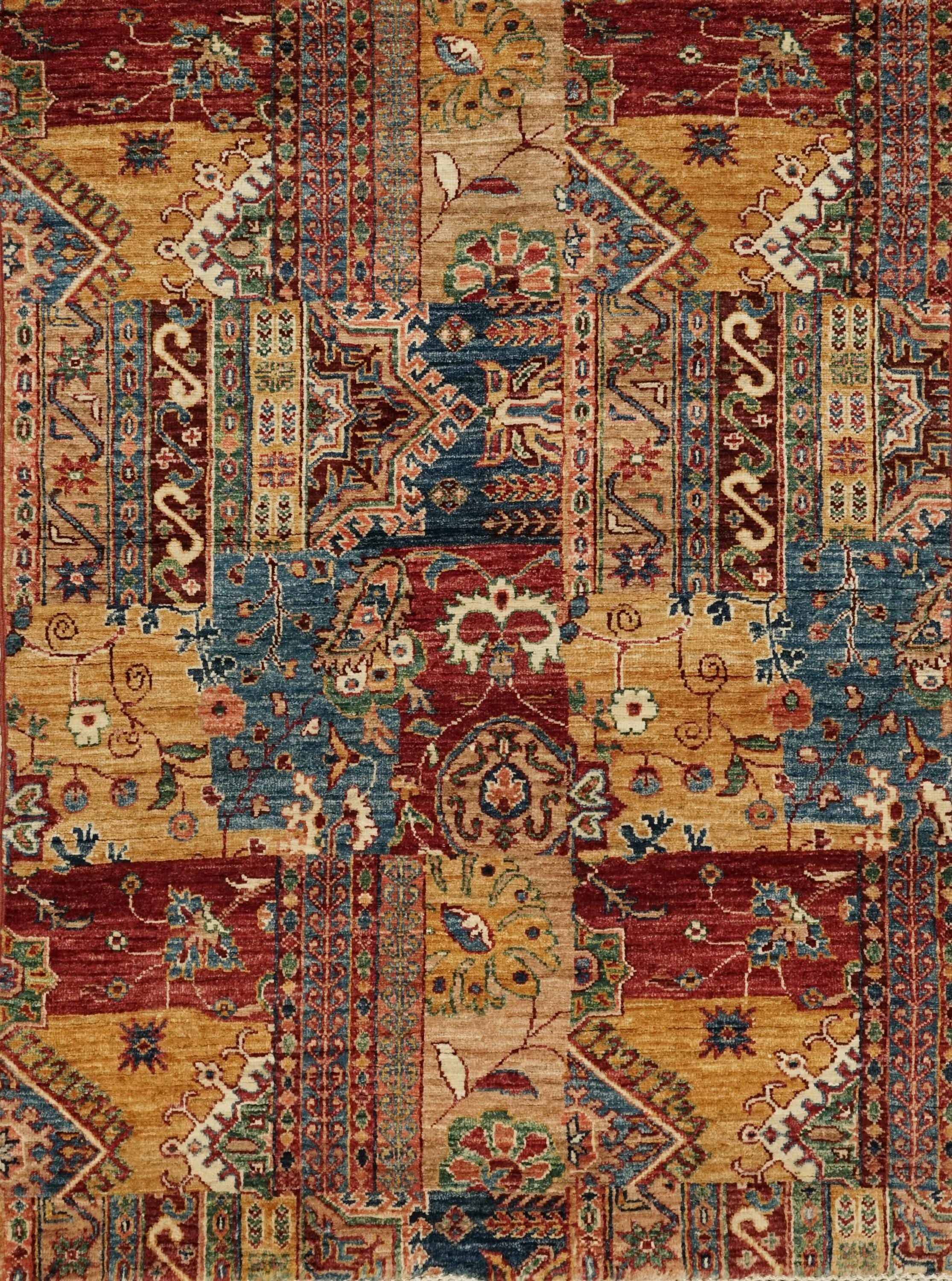 3x5 Ft Gabbeh Rug - Handmade Oriental Area Rug