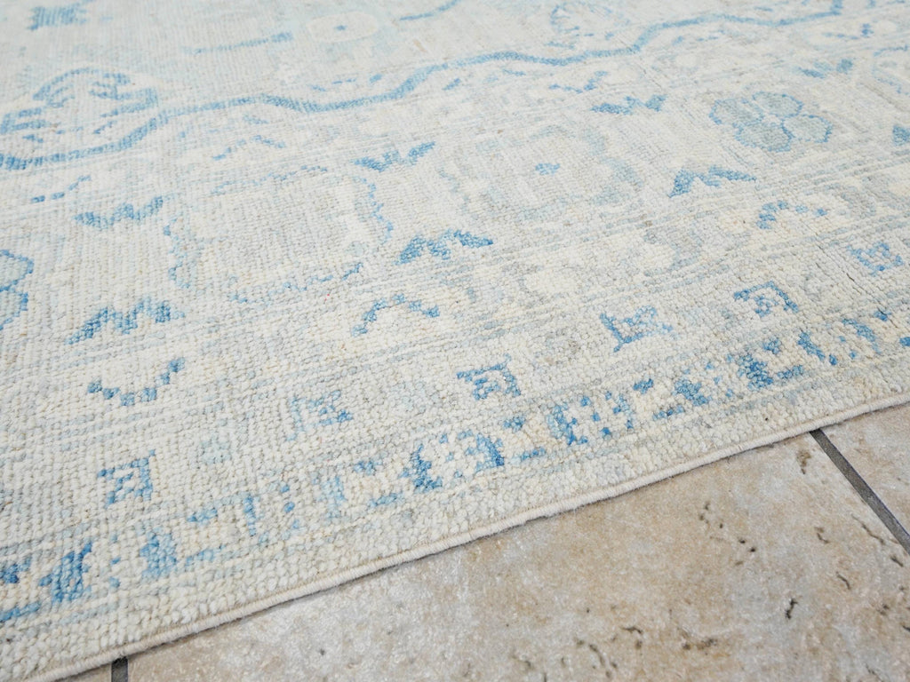 9x12 Ft Light Blue Oushak Rug - Handmade Area Rug