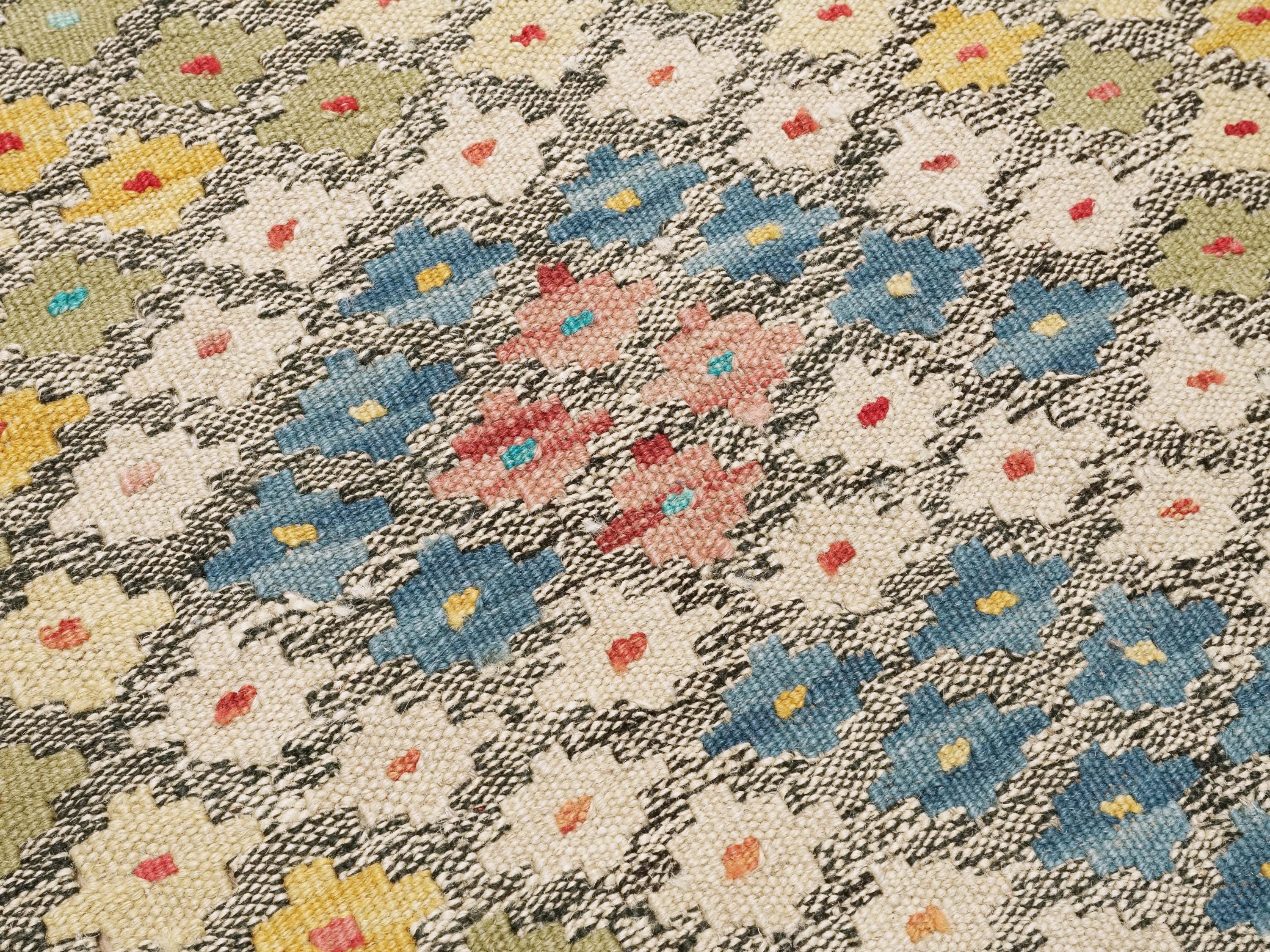 8x10 Ft Wool Kilim Rug - Contemporary Flat Weave - Contemporary Design