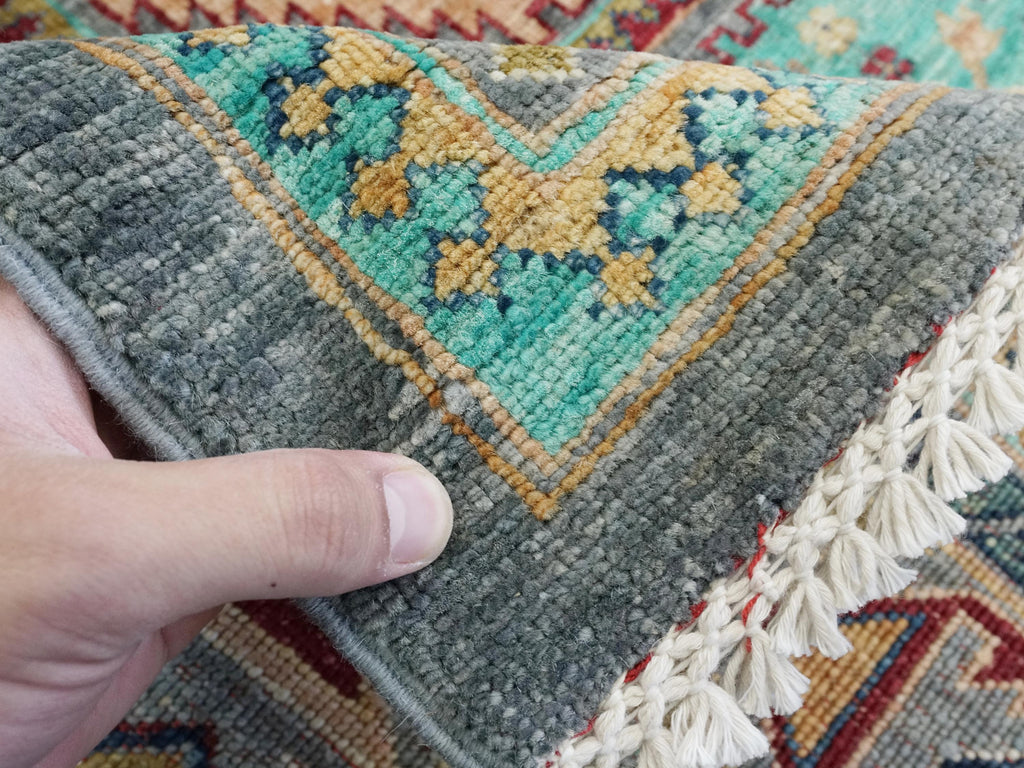 6x8 Ft Gray Bidjar Rug - Hand Knotted Oriental Wool Rug