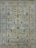 9x12 Ft Green Bidjar Rug - Afghan Oriental Area Rug