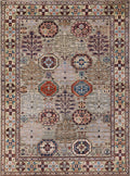 6x8 Ft Light Brown Heriz Rug - Hand Knotted Oriental Area Rug