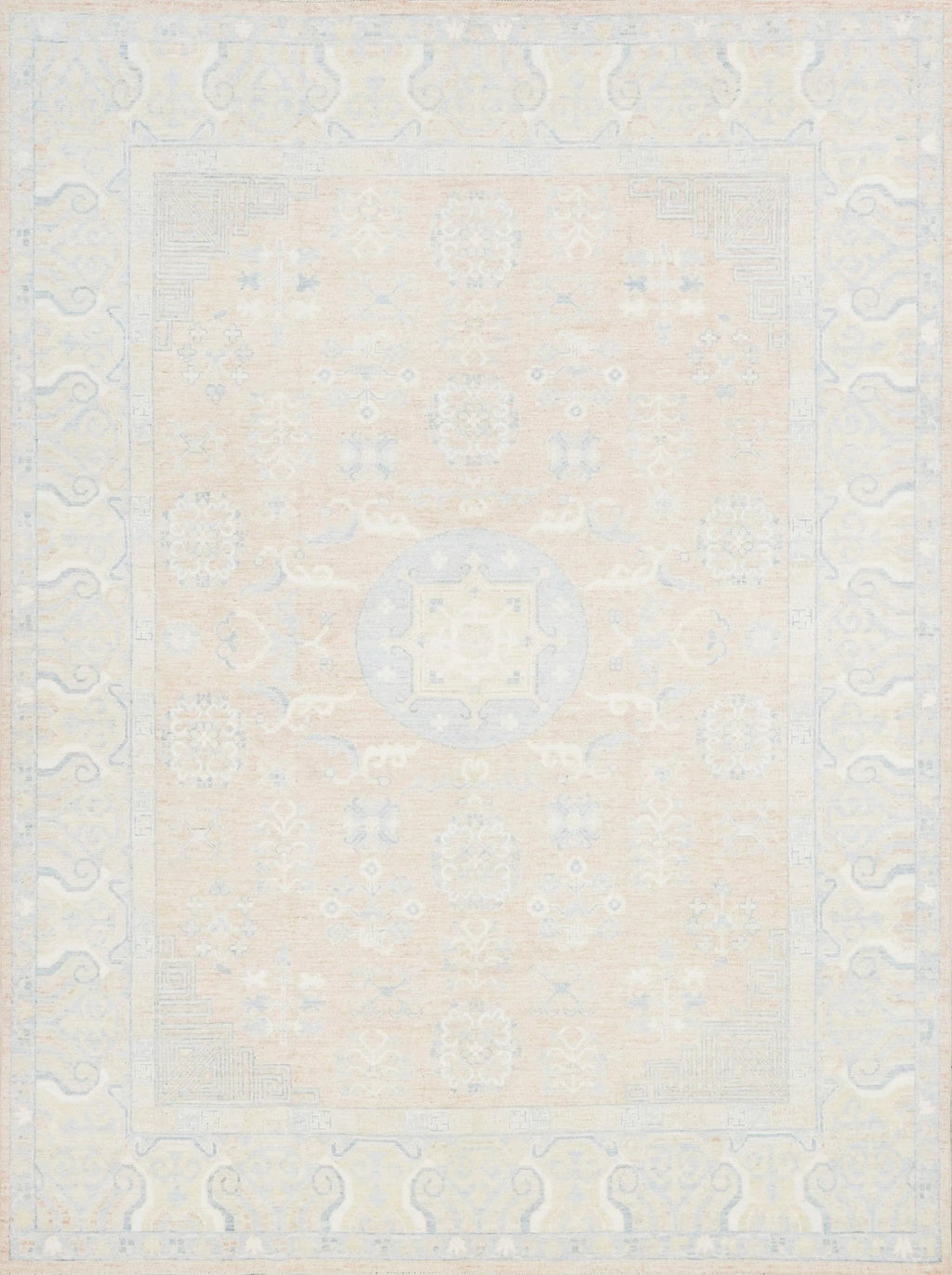 9x12 Ft Orange Oushak Rug - Handmade Area Rug - Ottoman Design