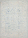 9x12 Ft Light Blue Oushak Rug - Handmade Area Rug