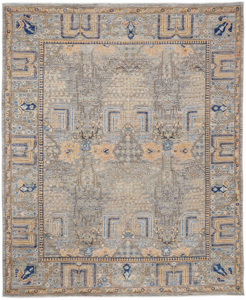 8x10 Ft Brown Serapi Rug - Hand Knotted Oriental Area Rug
